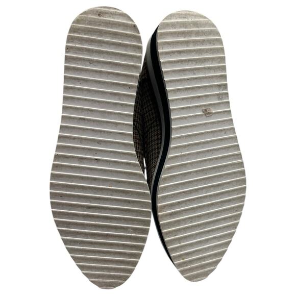 Halogen X Atlantic Pacific Womens 6.5 Brown Oxford Platform Gabriela Plaid - Picture 2 of 11